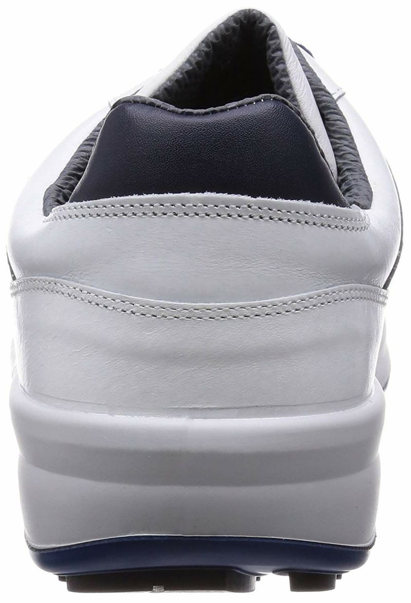 安全靴 シモン 8611白ブルー SX3層底Fソール 安全靴スニーカー - 制服