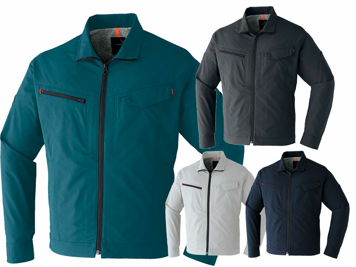 840　旭蝶繊維　長袖ブルゾン