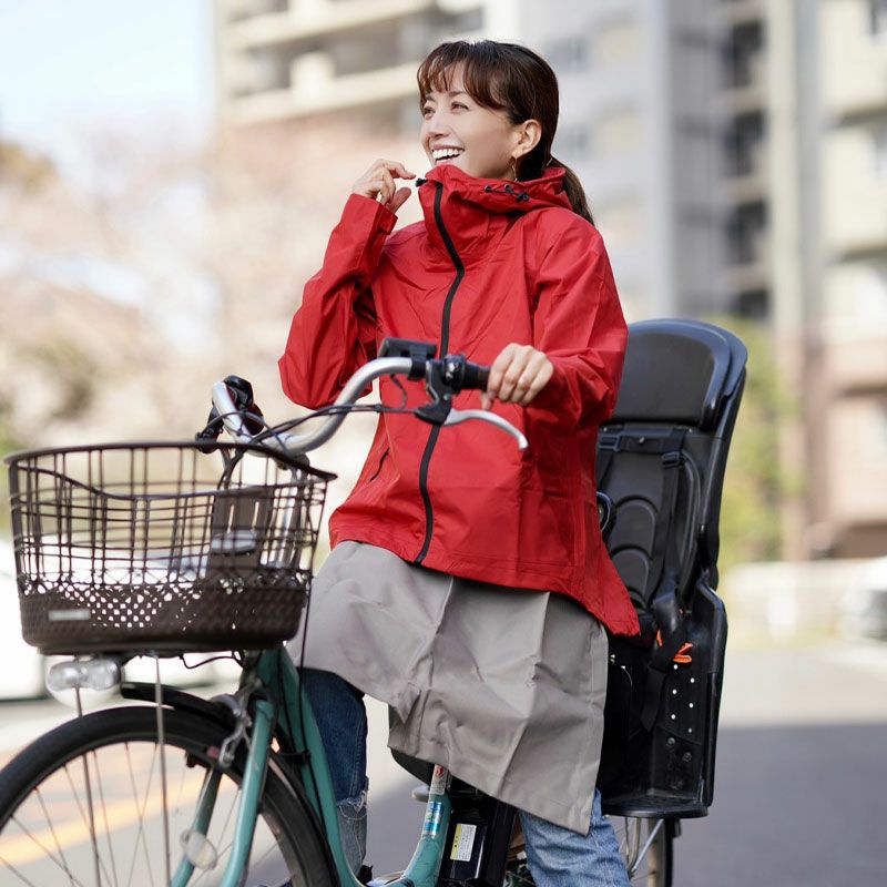 ブランケット付きレインジャケット