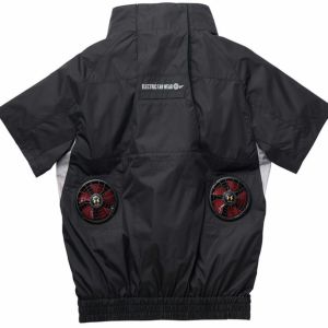 ☆フルセット 空調風神服長袖 セットJKT 11ブラック 6643 空調服