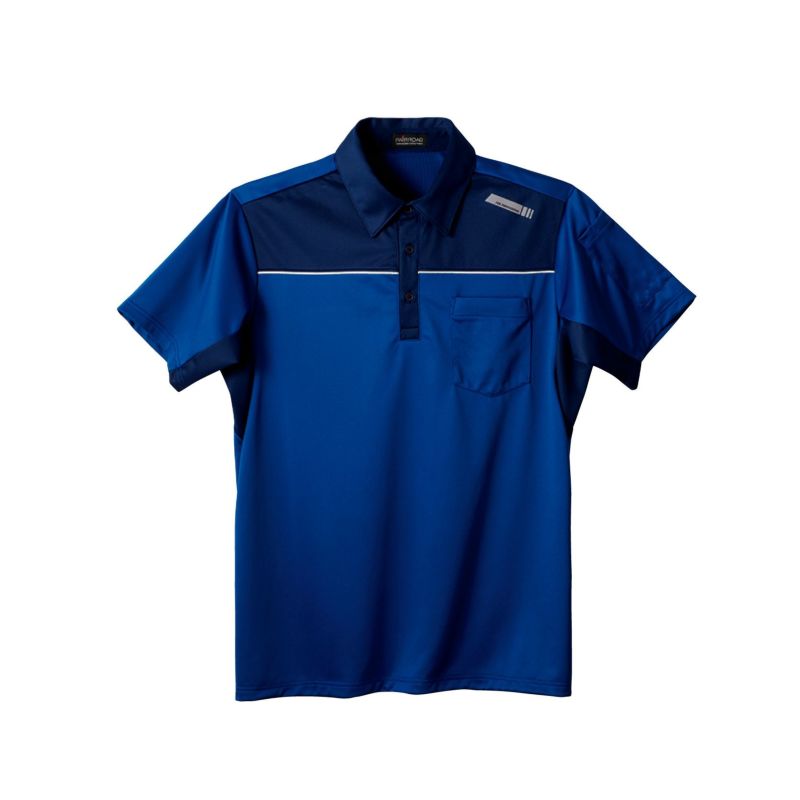 FTK335 半袖ニットシャツ（男女兼用） 吸汗 速乾 UVケア 消臭 反射 